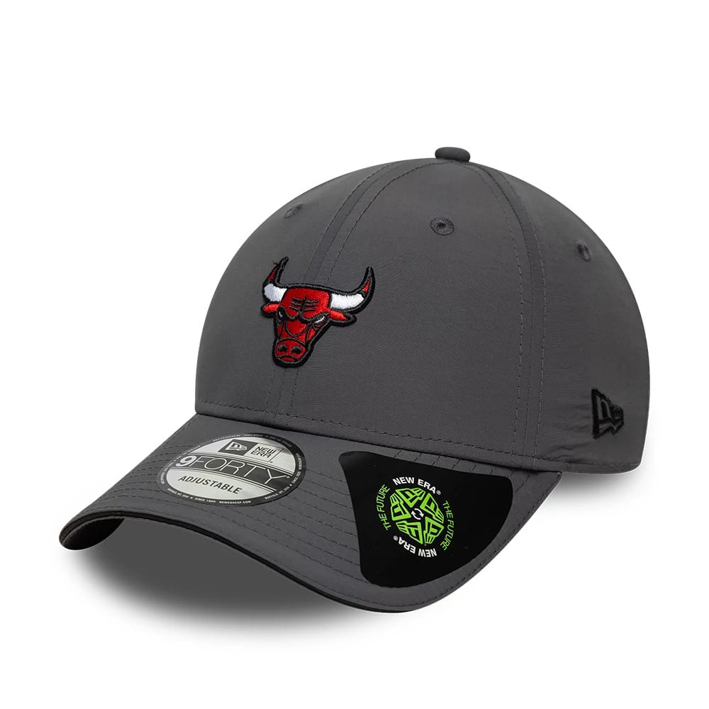 Pictured is this NBA Recycled Chicago Bulls 9FORTY cap in charcoal. 1