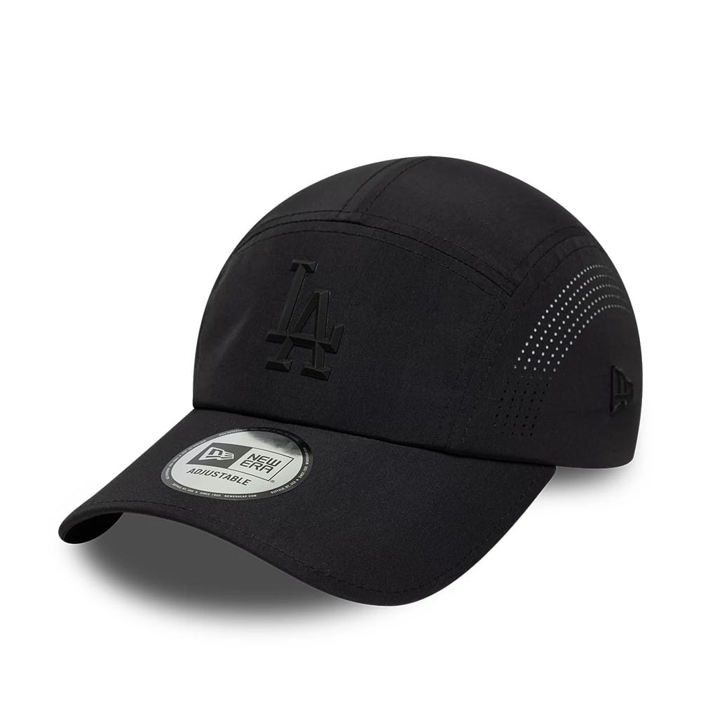 Pictured is this MLB Tech Midi LA Dodgers Runner cap in black. 1