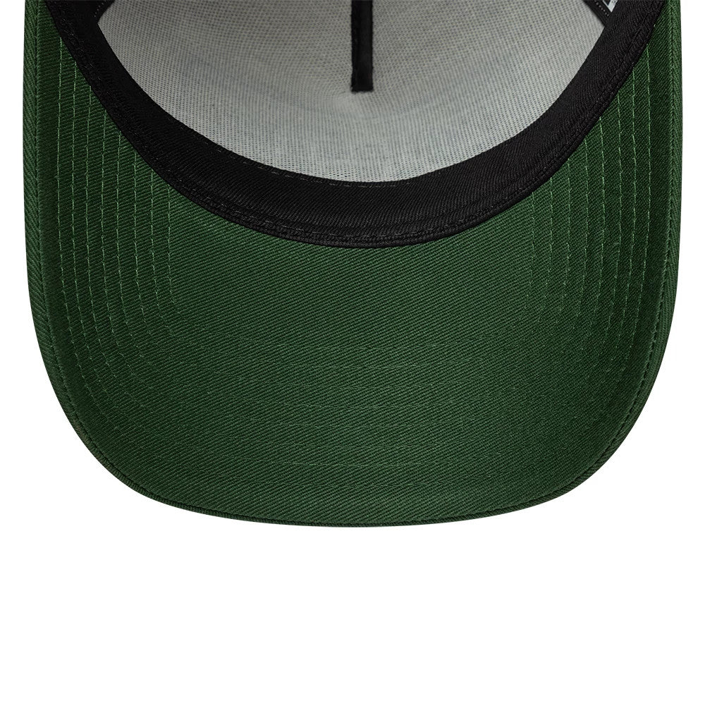 Pictured is this New Era Colorado Licence Plate 9FORTY A-Frame Trucker cap in dark green. 5