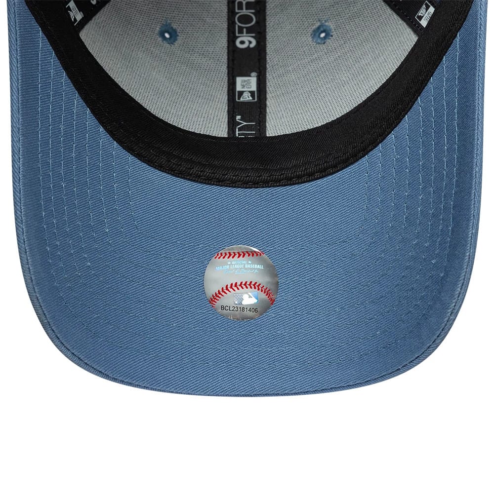 Pictured is this Womens MLB League Essential New York Yankees 9FORTY cap in blue. 5