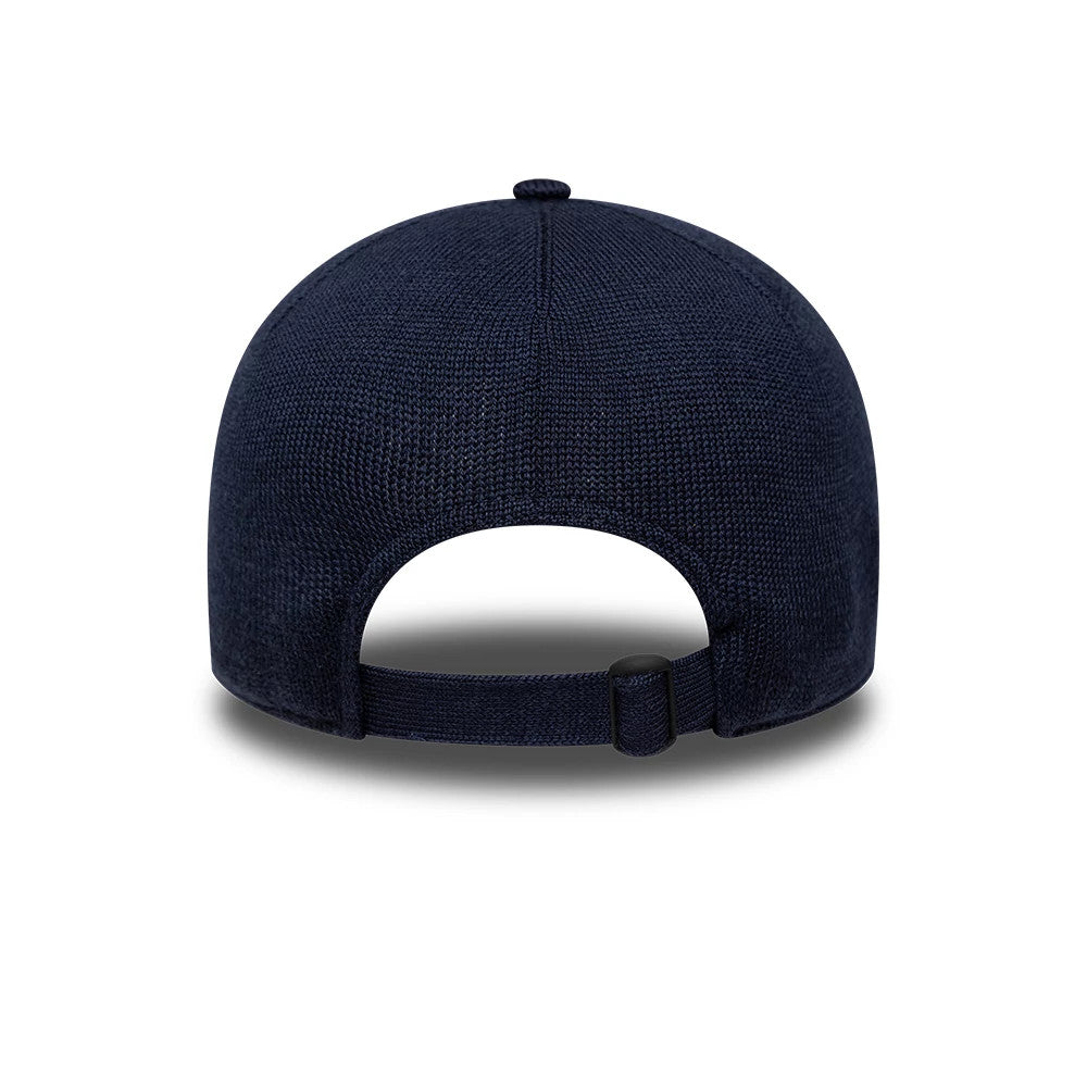 Pictured is this MLB Knitted New York Yankees 9TWENTY A-Frame cap in navy. 4