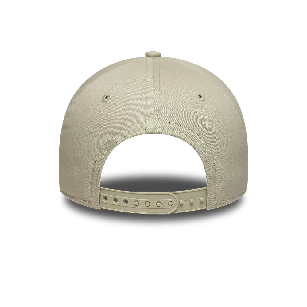 Pictured is this MLB League Essential New York Yankees 9FORTY E-Frame cap in cream. 4