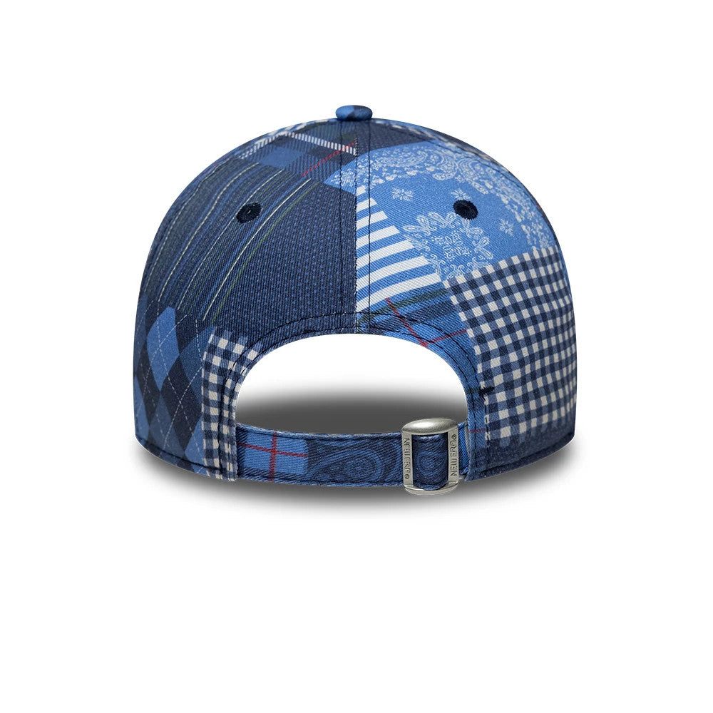 Pictured is this Youth MLB Patchwork New York Yankees 9TWENTY cap in navy. 5