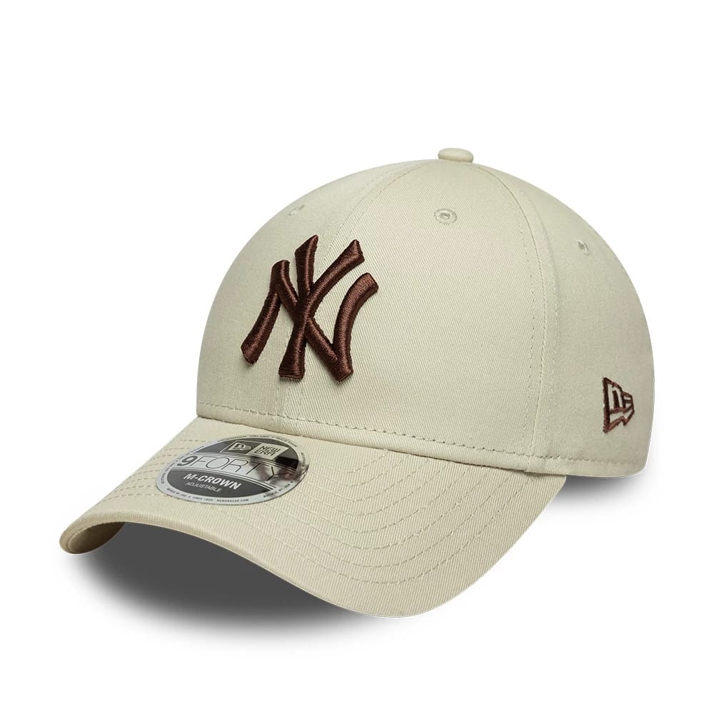 Pictured is this MLB New York Yankees 9FORTY M-Crown cap in cream. 1