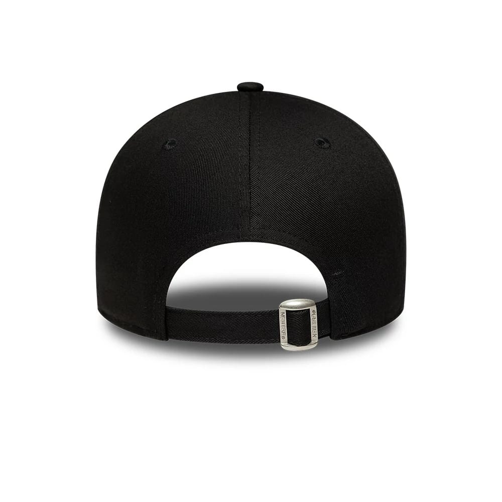 Pictured is this Womens MLB Tortoise Infill LA Dodgers 9FORTY cap in black. 4