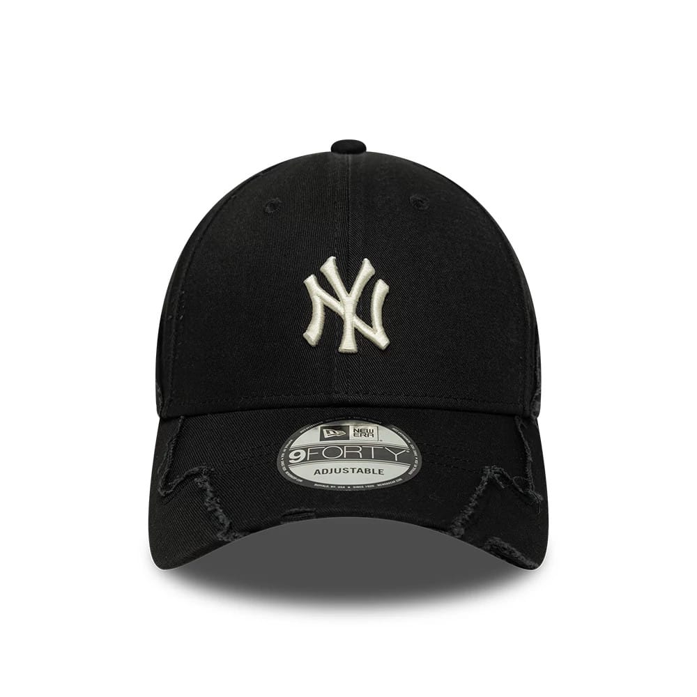 Pictured is this MLB Stitched New York Yankees 9FORTY cap in black. 2