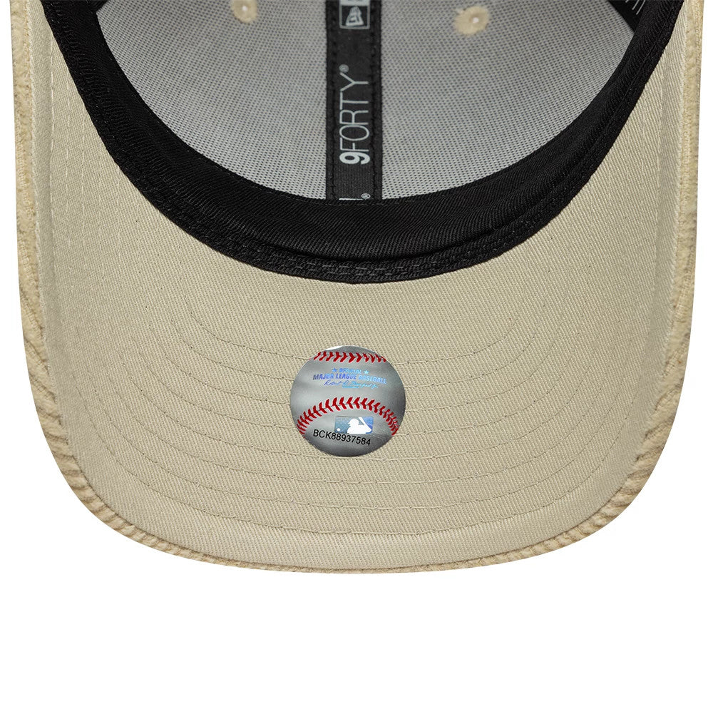 Pictured is this MLB Cord New York Yankees 9FORTY M-Crown cap in cream. 5
