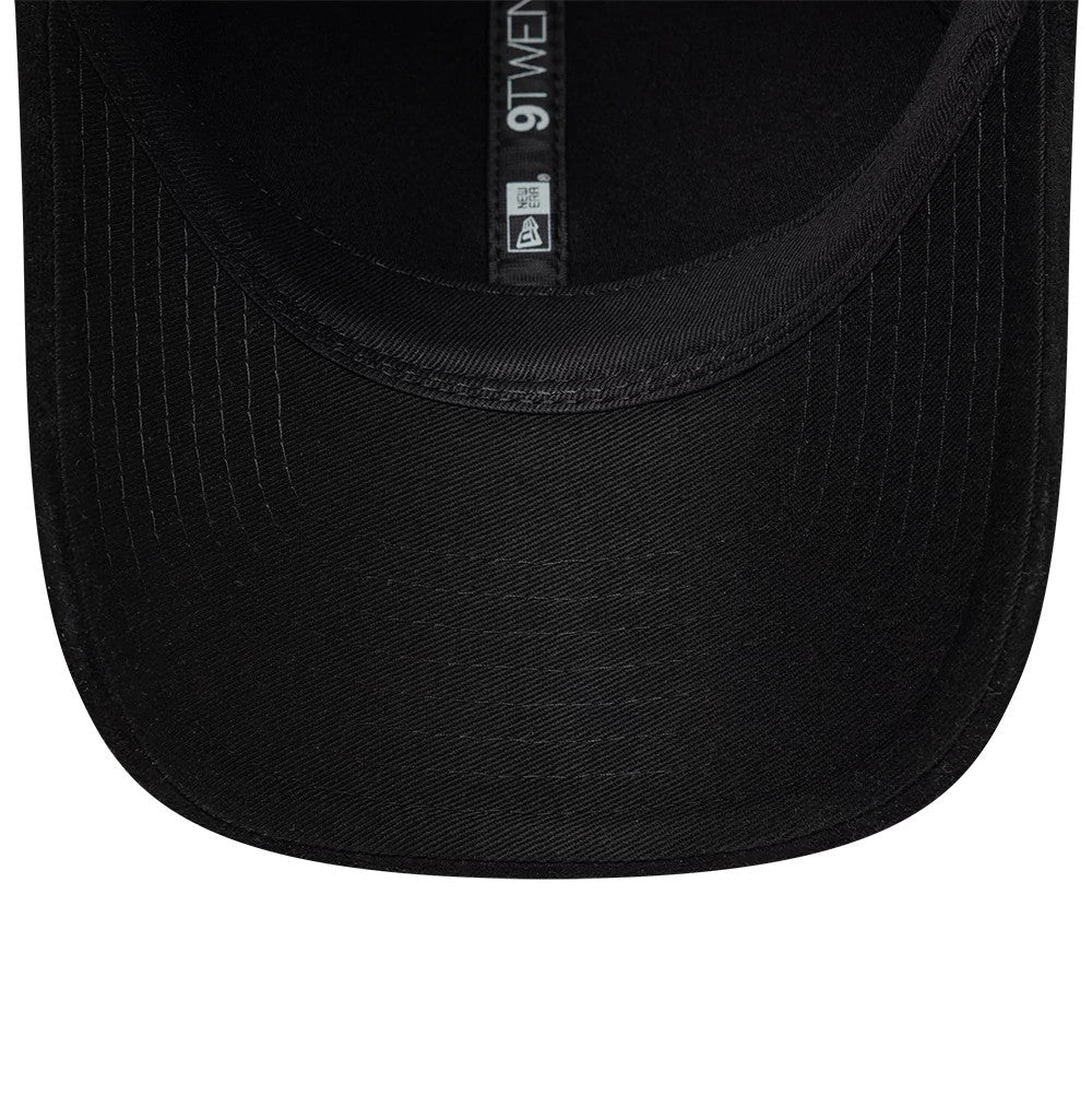Pictured is this New Era Textured 9TWENTY cap in black. 7