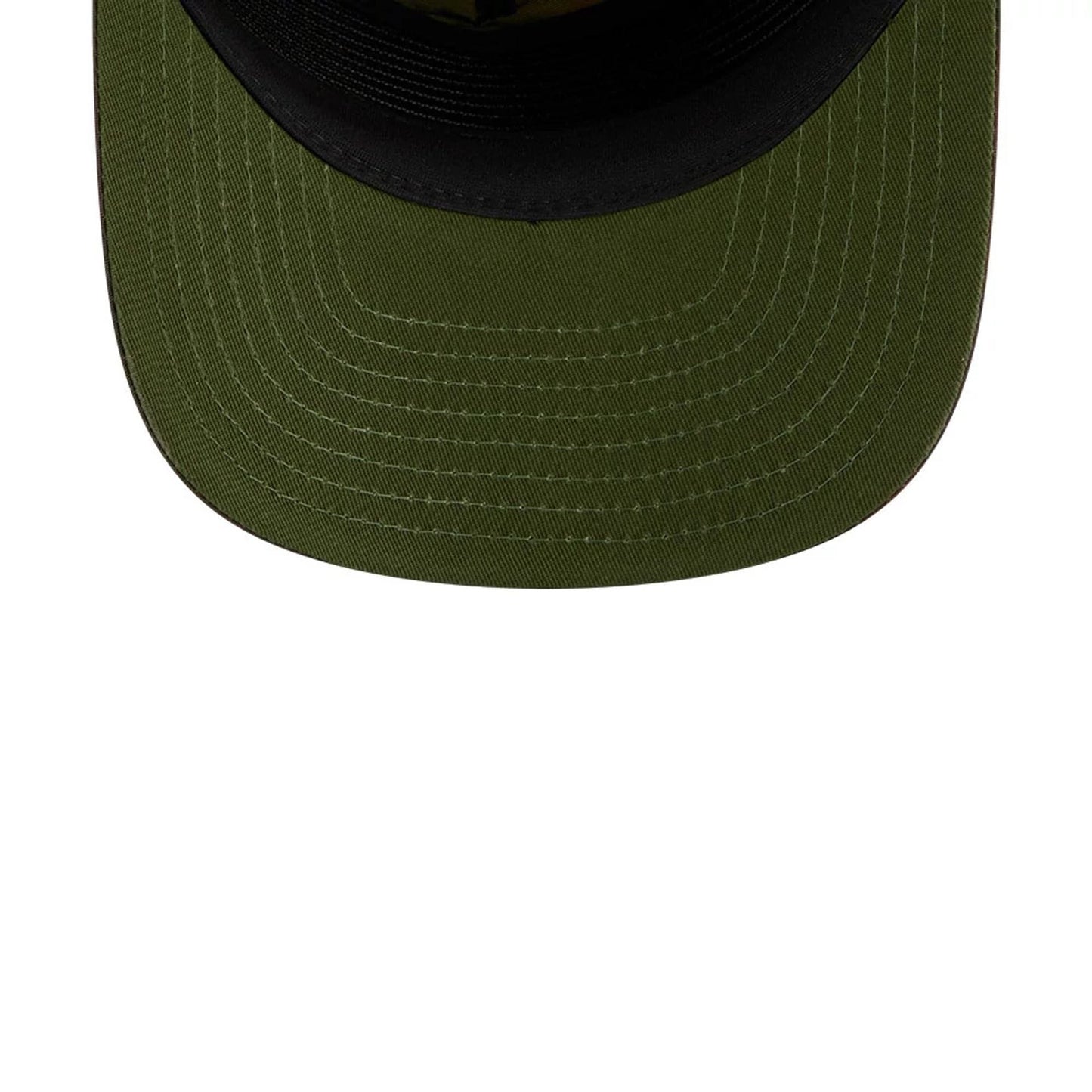Pictured is this New Era Nylon Wash Dye 19TWENTY Adjustable cap in open green. 7