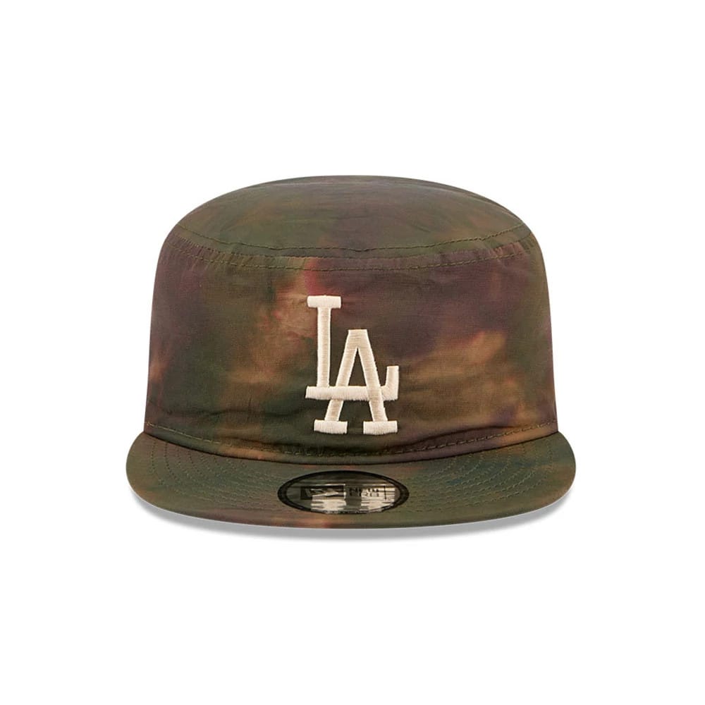 Pictured is this MLB Nylon Wash Dye LA Dodgers Painter cap in open green. 2