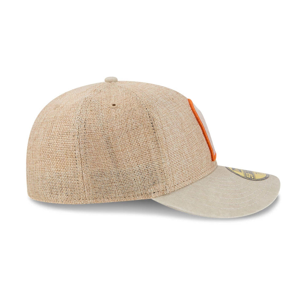 Pictured is this MLB Halloween Philadelphia Phillies 59FIFTY Fitted cap in beige. 7