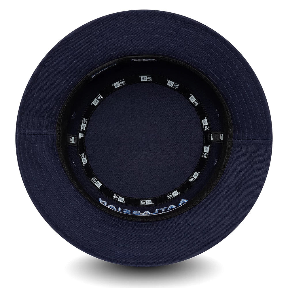 Pictured is this Youth Atlassian Williams F1 Team Essential Bucket hat in navy. 5