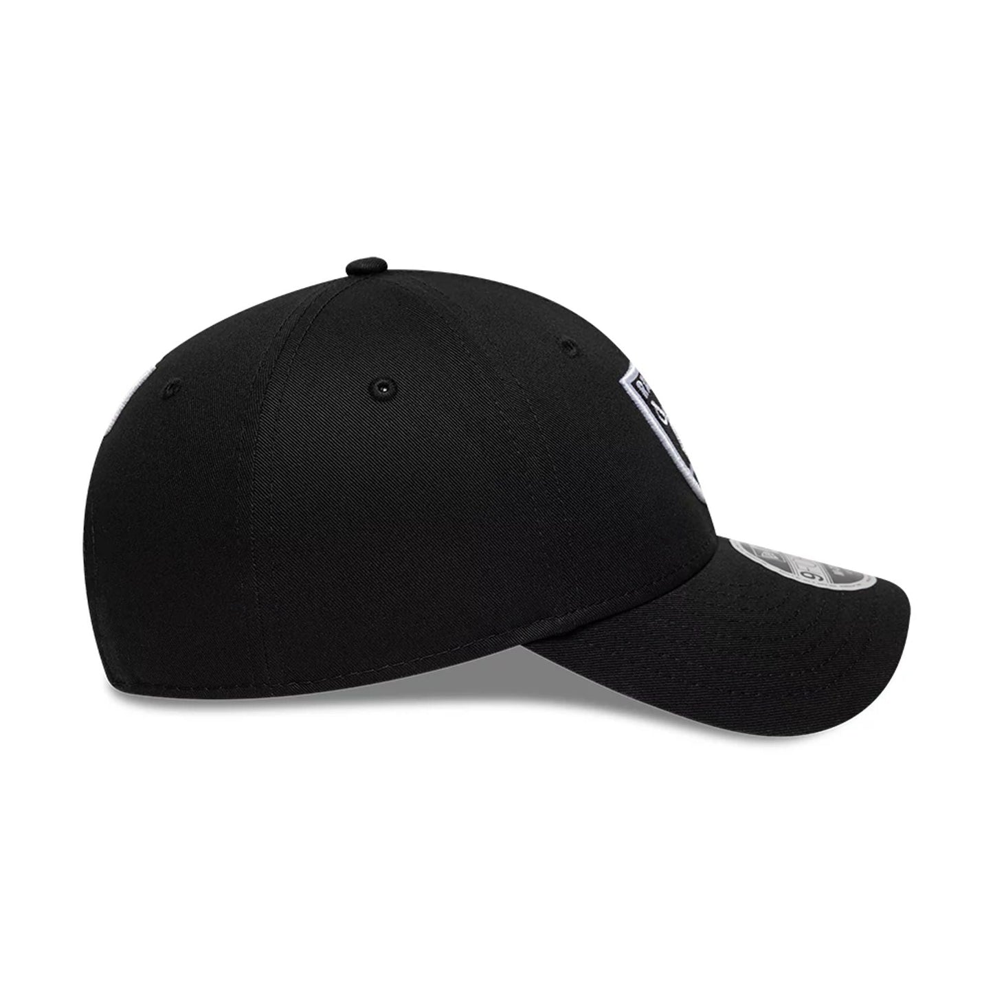 Pictured is this NFL Las Vegas Raiders 9FORTY M-Crown cap in black. 7