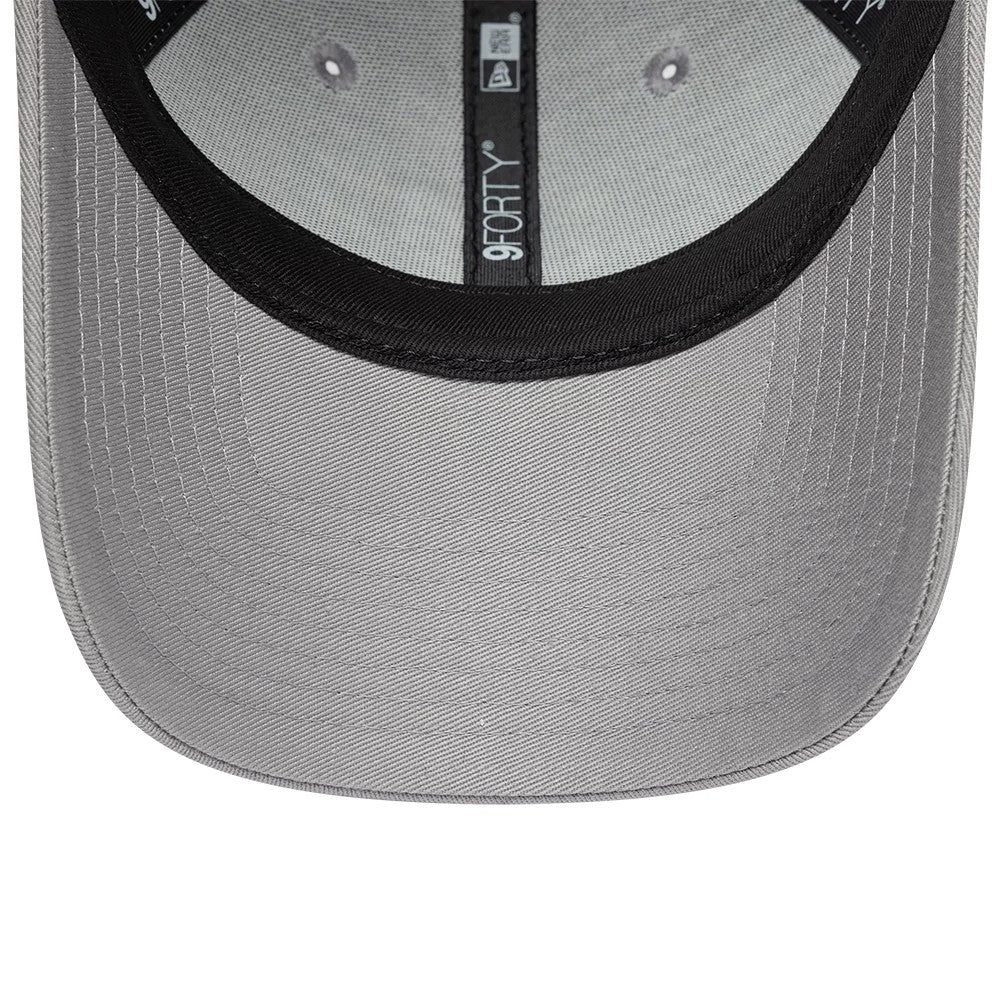 Pictured is this Womens New Era Floral Icon 9FORTY cap in grey. 7
