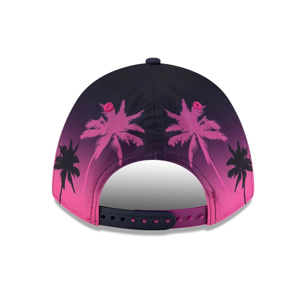 Pictured is this Alex Albon Miami Atlassian Williams F1 Team 9FORTY M-Crown A-Frame cap in navy. 7