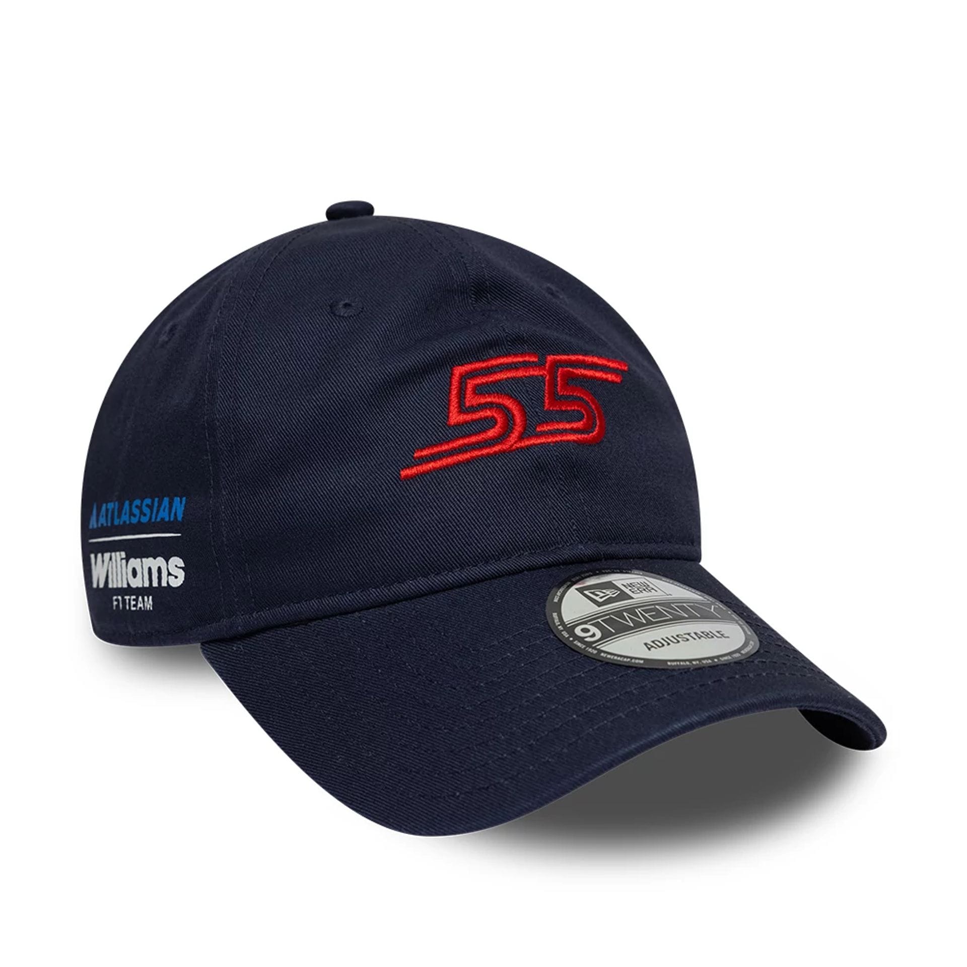Pictured is this Carlos Sainz Atlassian Williams F1 Team 9TWENTY cap in navy. 1