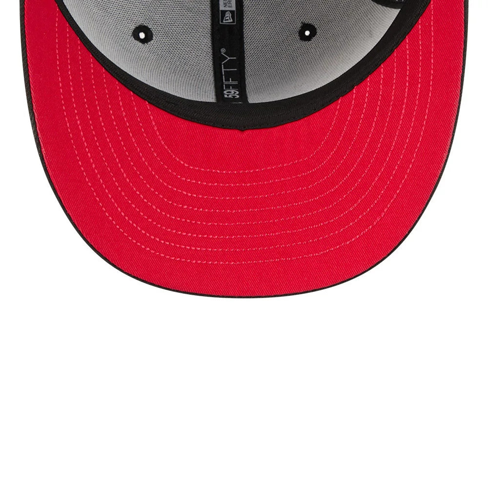 Pictured is this MLB Cinco De Mayo LA Dodgers 59FIFTY Fitted cap in black. 2