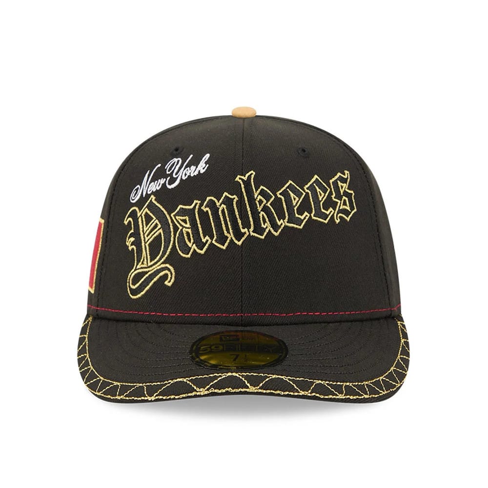 Pictured is this MLB Cinco De Mayo New York Yankees 59FIFTY Fitted cap in black. 3