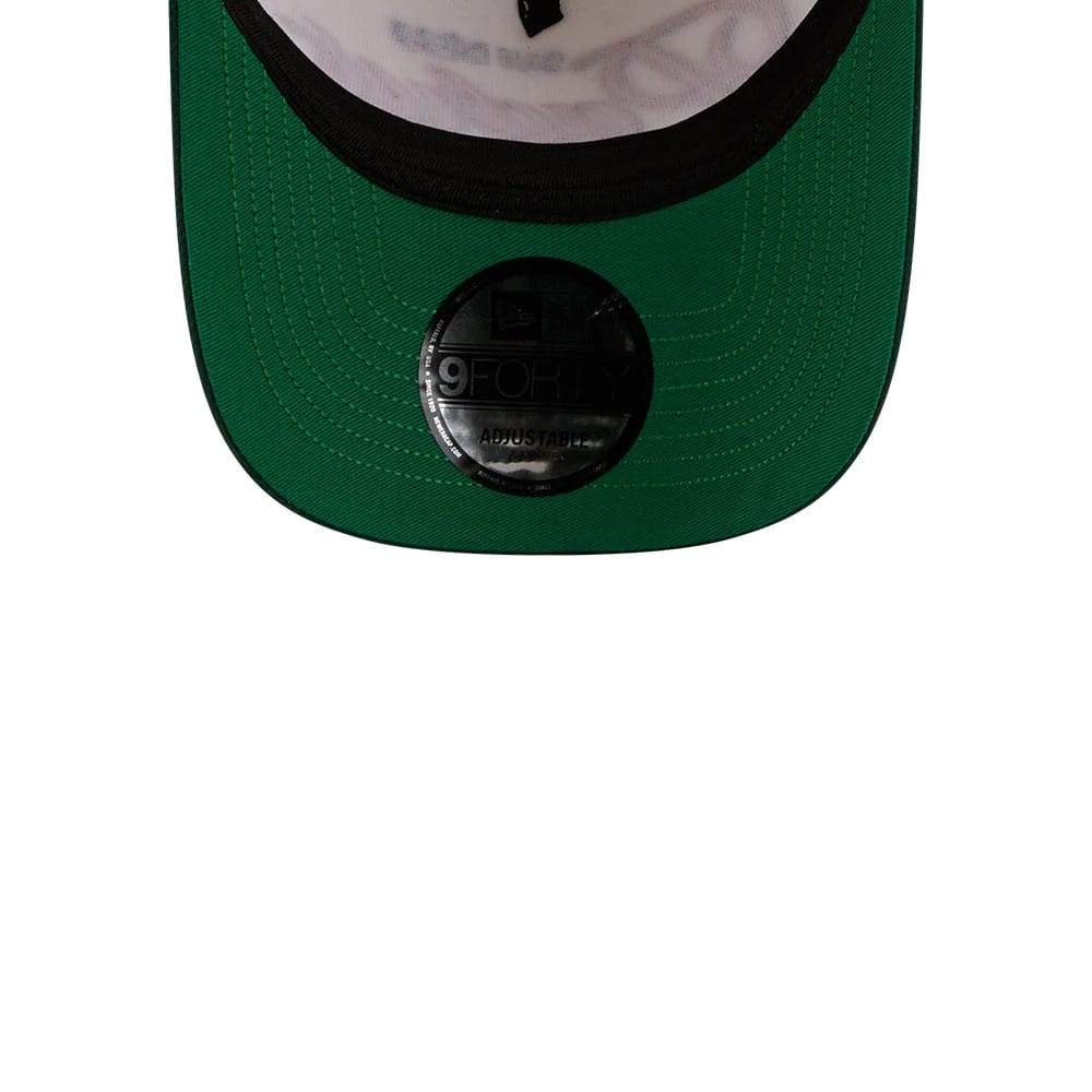 Pictured is this MLB Cinco De Mayo San Diego Padres 9FORTY A-Frame Adjustable cap in cream & green. 7