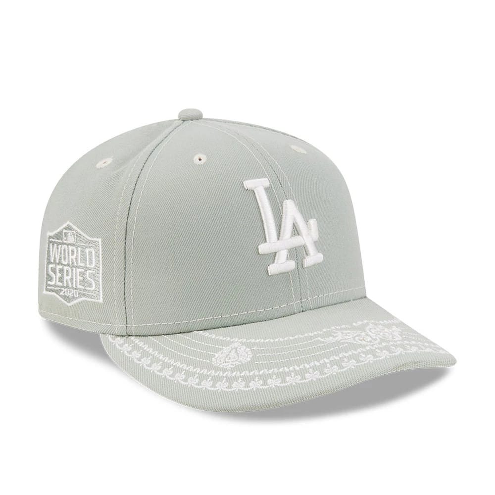 Pictured is this MLB Fathers Day LA Dodgers 59FIFTY Fitted cap in pastel green. 1