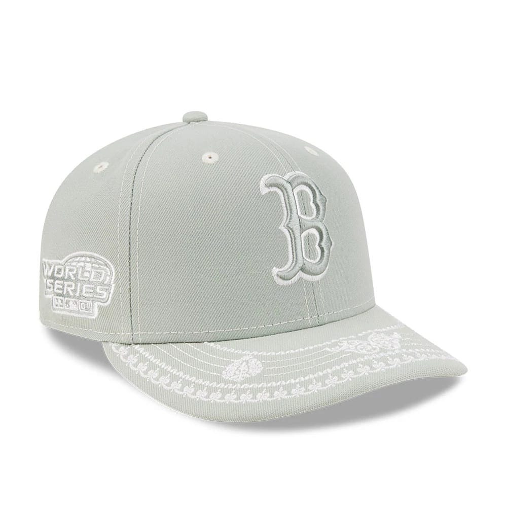 Pictured is this MLB Fathers Day Boston Red Sox 59FIFTY Fitted cap in pastel green. 1