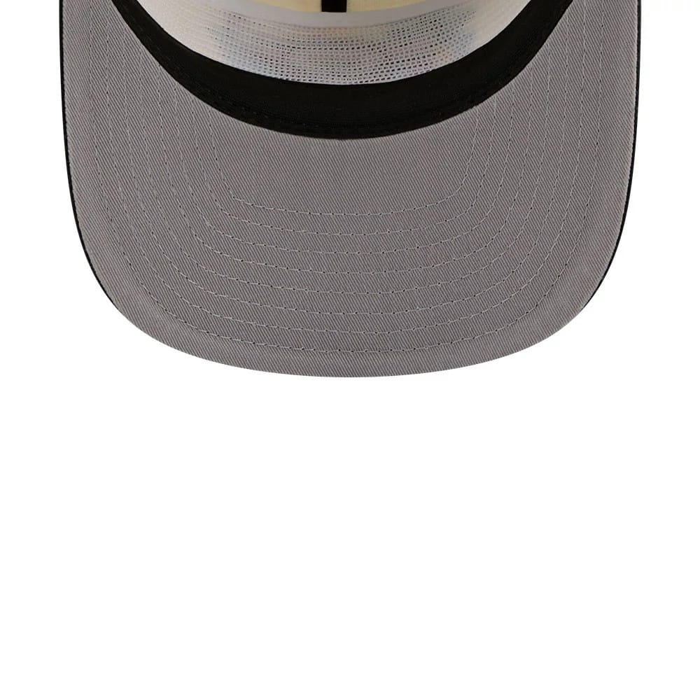 Pictured is this NBA Hardwood Classic Chicago Bulls 19TWENTY Adjustable cap in cream. 2