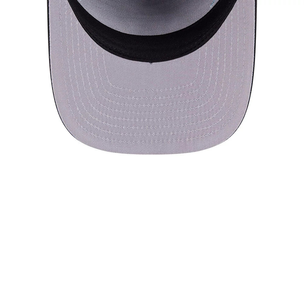 Pictured is this Looney Tunes Wile E Coyote 9FIFTY A-Frame Snapback Adjustable cap in black. 2