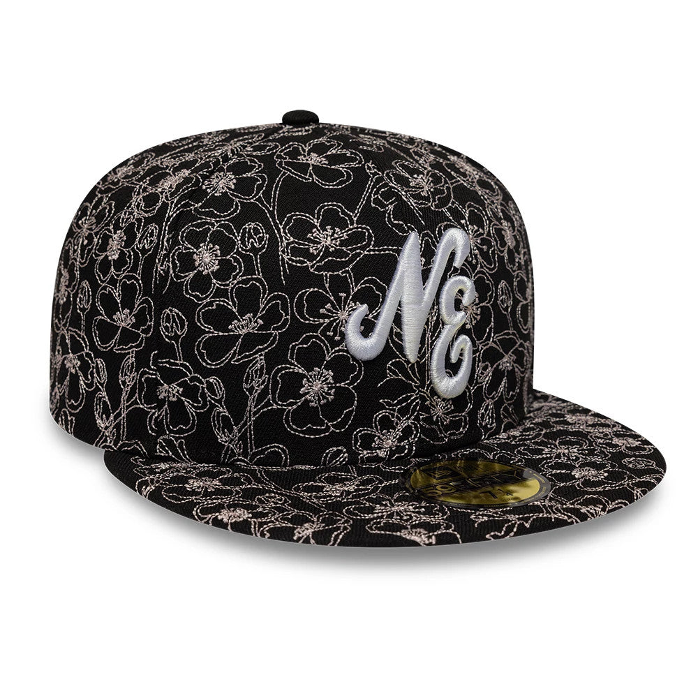 Pictured is this New Era Cherry Blossom 59FIFTY Fitted cap in black. 4