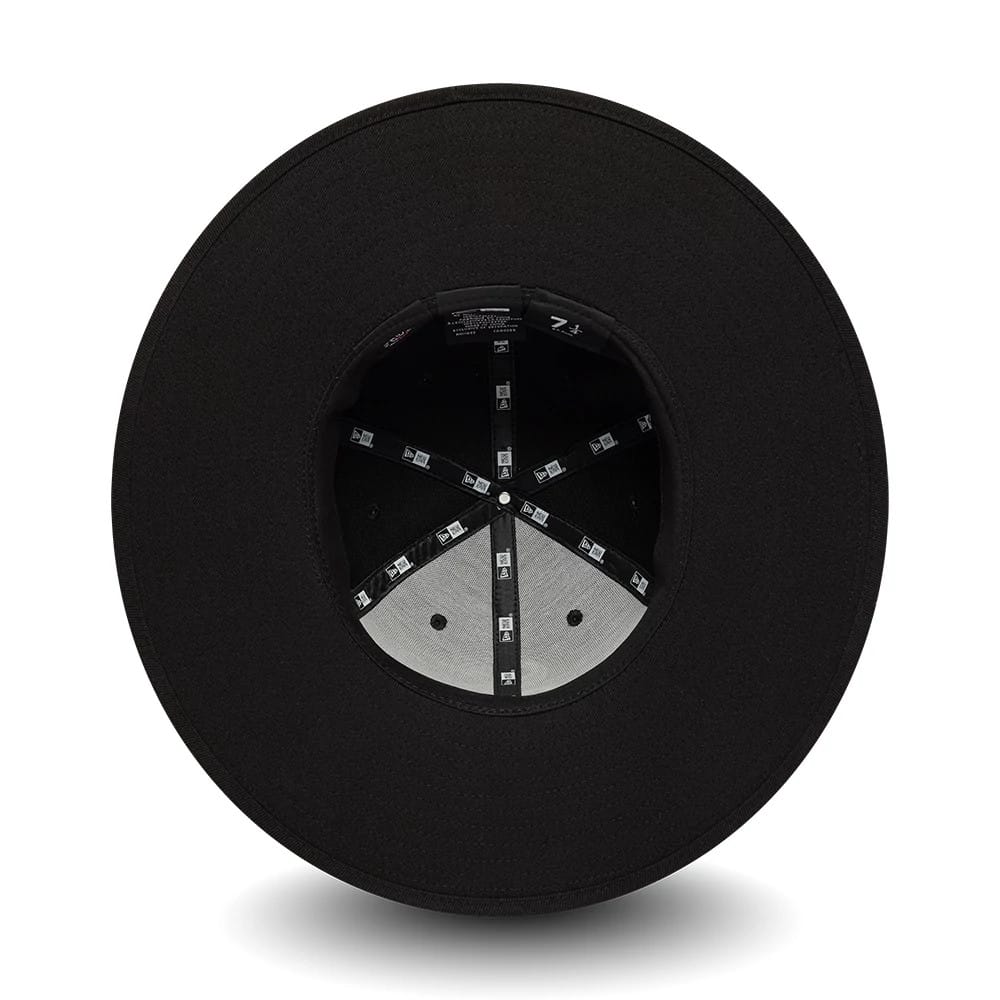 Pictured is this MLB 6 Panel Chicago White Sox Fitted Bucket hat in black. 5