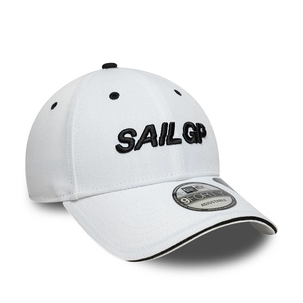 Pictured is this Repreve® Sail GP Sandwich Visor 9FORTY cap in white. 3