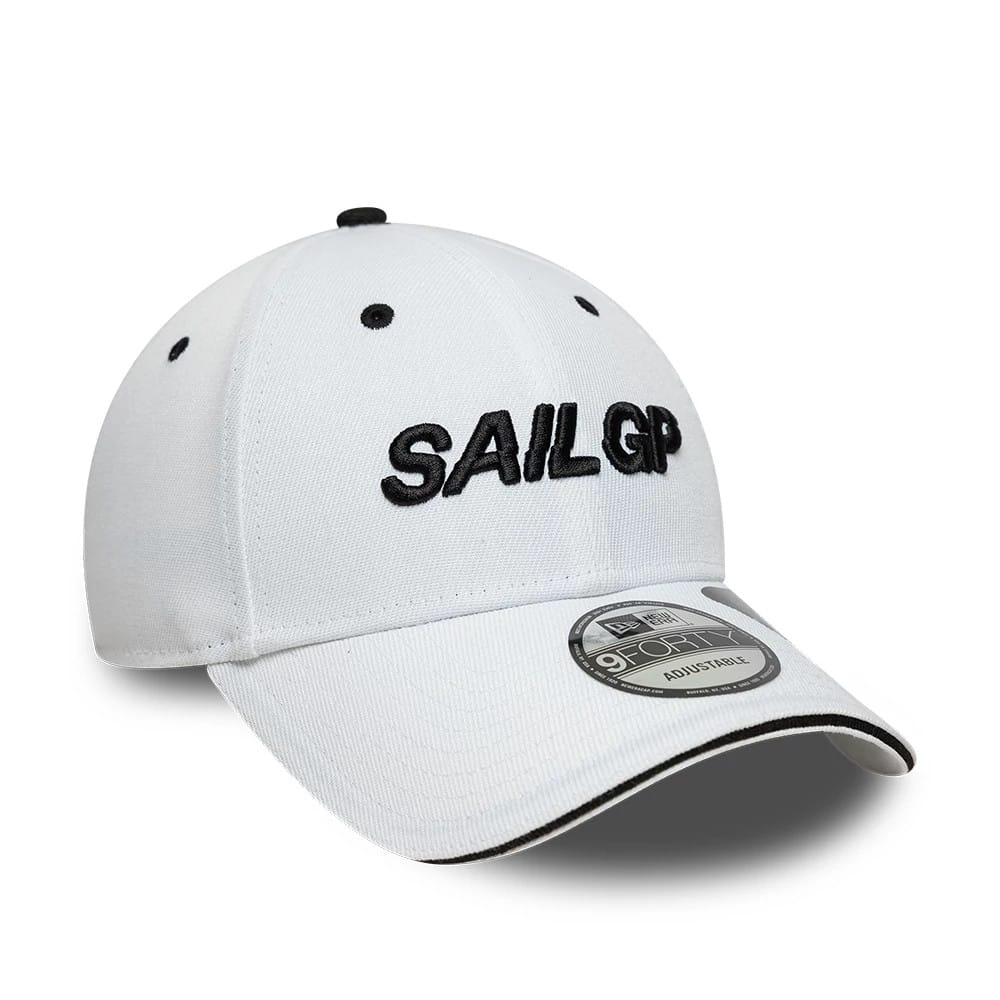 Pictured is this Repreve® Sail GP Sandwich Visor 9FORTY cap in white. 3