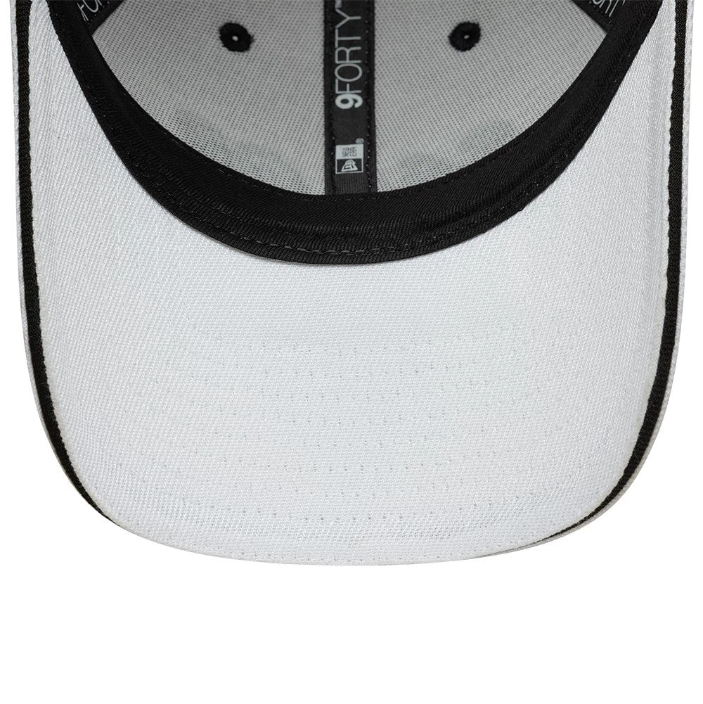 Pictured is this Repreve® Sail GP Sandwich Visor 9FORTY cap in white. 5