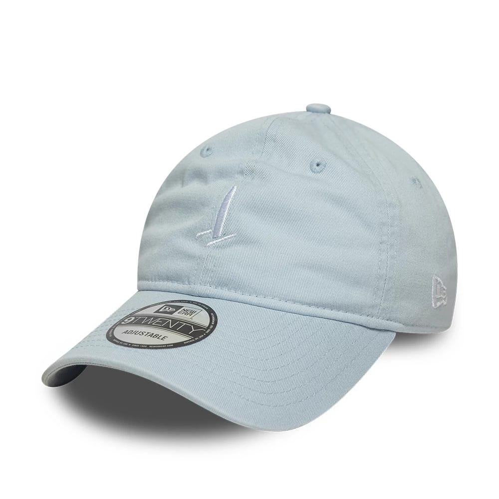 Pictured is this Catamaran Sail GP 9TWENTY cap in pastel blue. 1