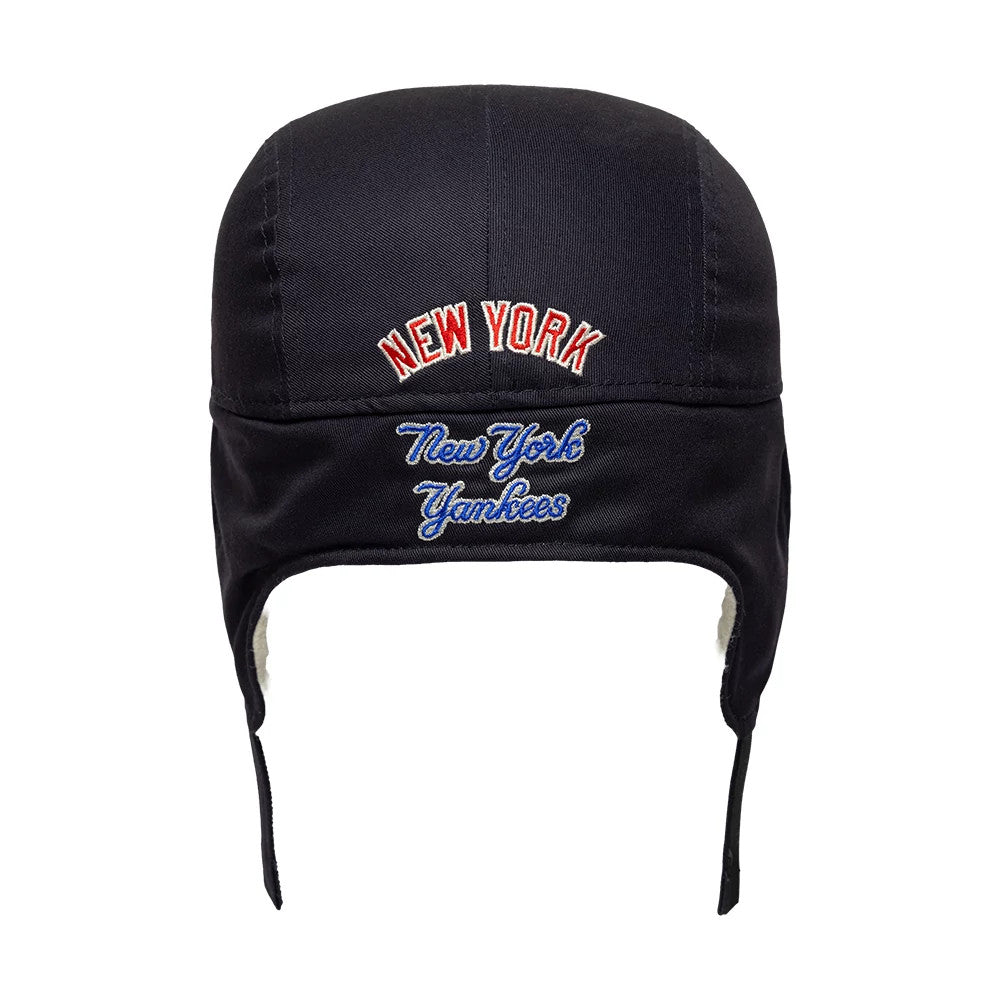 Pictured is this MLB New York Yankees Dogear Camper cap in navy. 3