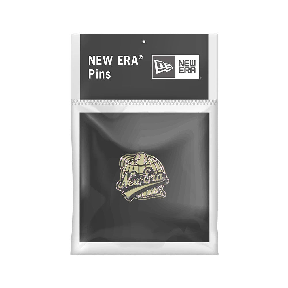 Pictured is this New Era 59FIFTY Day Baseball Pin Badge in black. 3