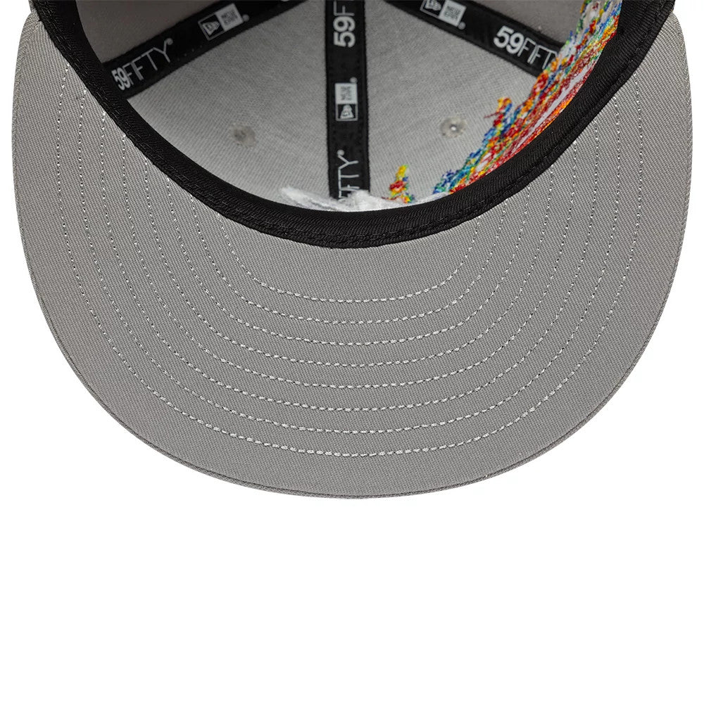 Pictured is this New Era Storm Pattern 59FIFTY Fitted cap in grey. 7