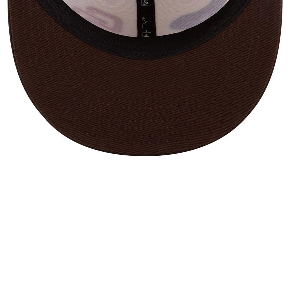 Pictured is this MLB Mexico City Series 2026 MLB Dueling League Logos 59FIFTY Fitted cap in white. 6