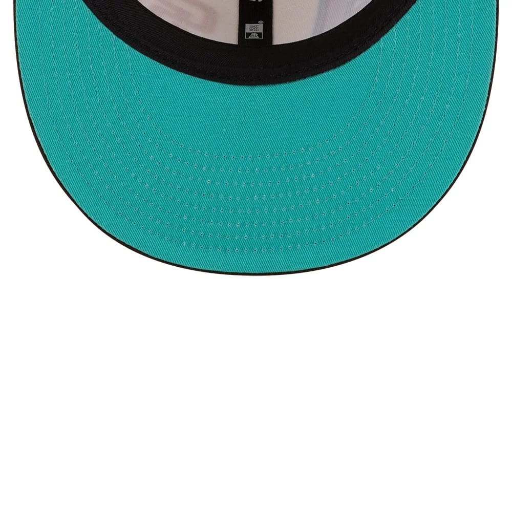 Pictured is this MLB Mexico City Series 2026 MLB All Over 59FIFTY Fitted cap in white. 2