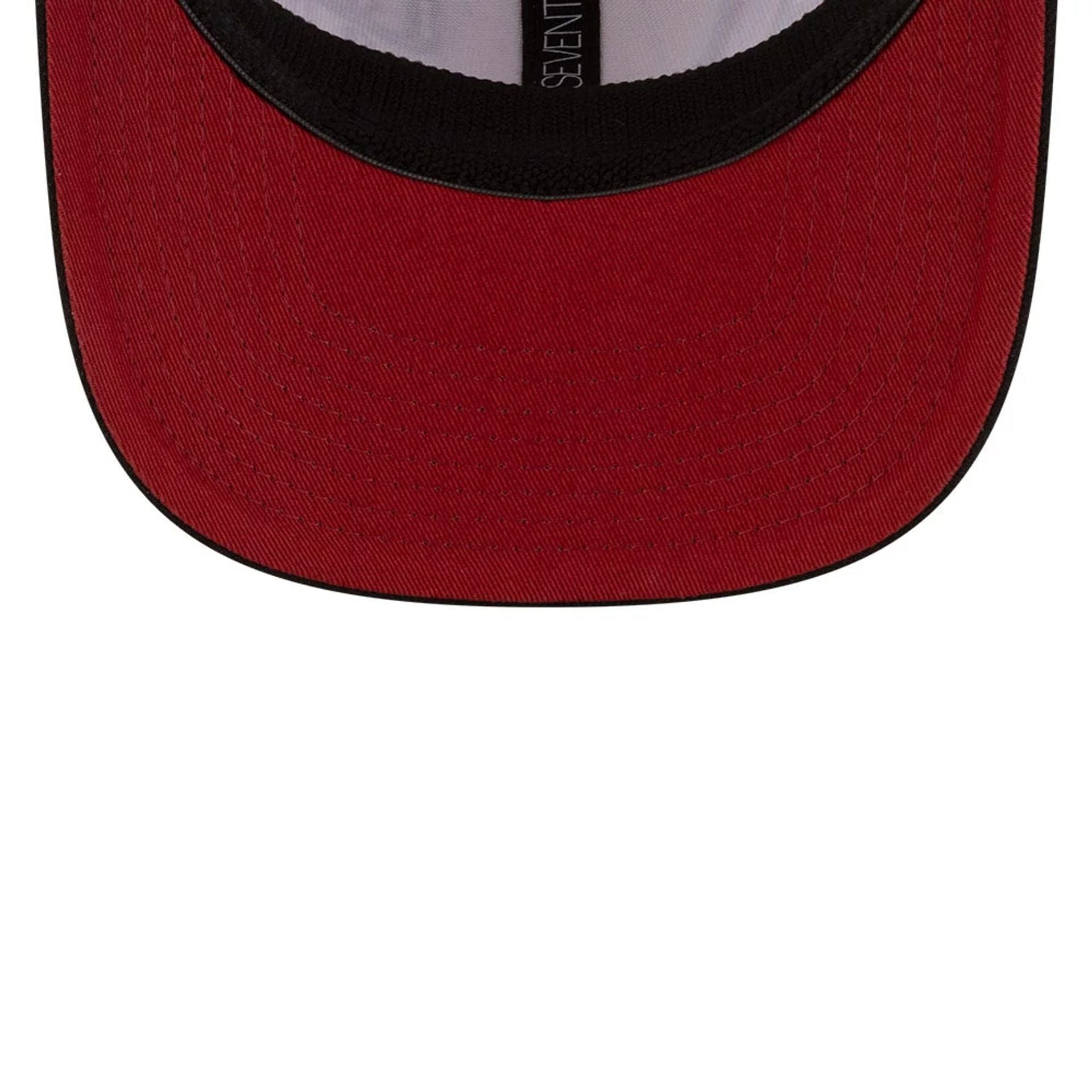 Pictured is this MLB Mexico City Series 2026 MLB Dueling League Logos 9SEVENTY Stretch Snap Adjustable cap in light beige. 2