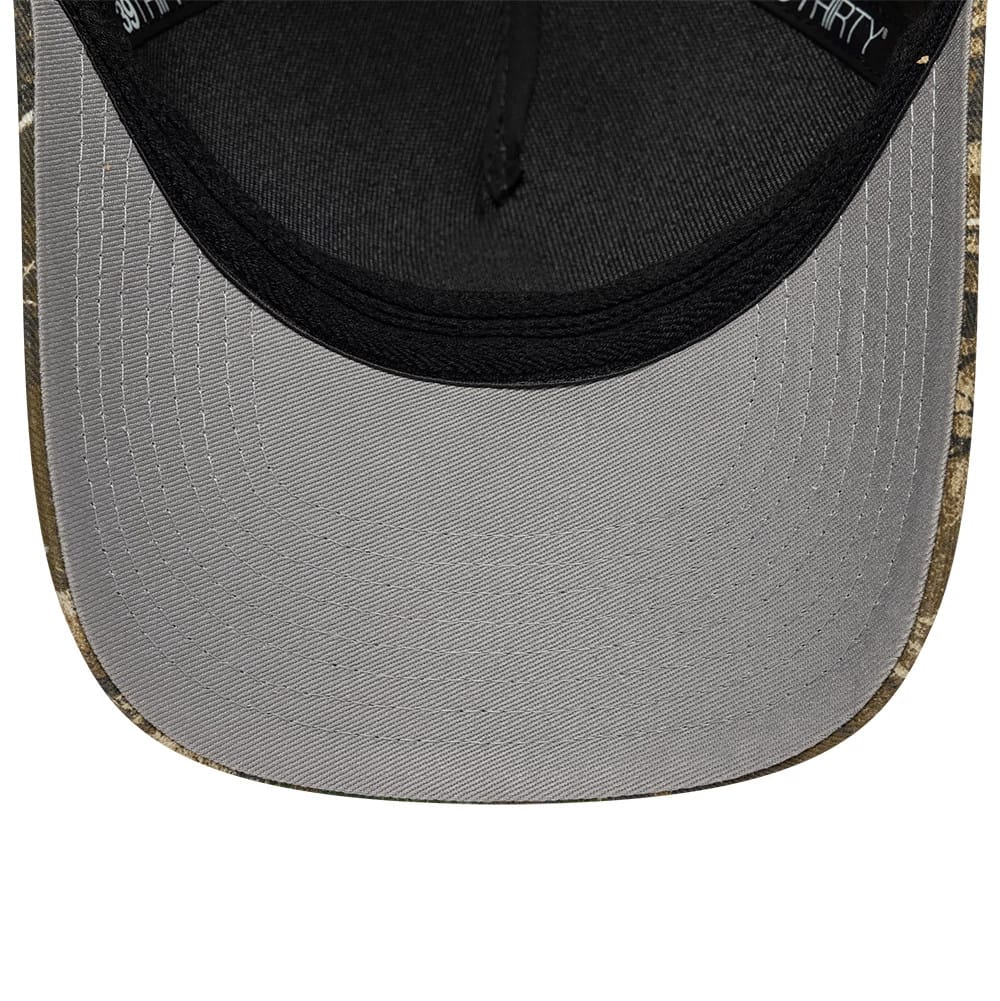 Pictured is this New Era Realtree Edge Camo 39THIRTY M-Crown A-Frame Stretch Fit cap in Realtree Edge camo. 2