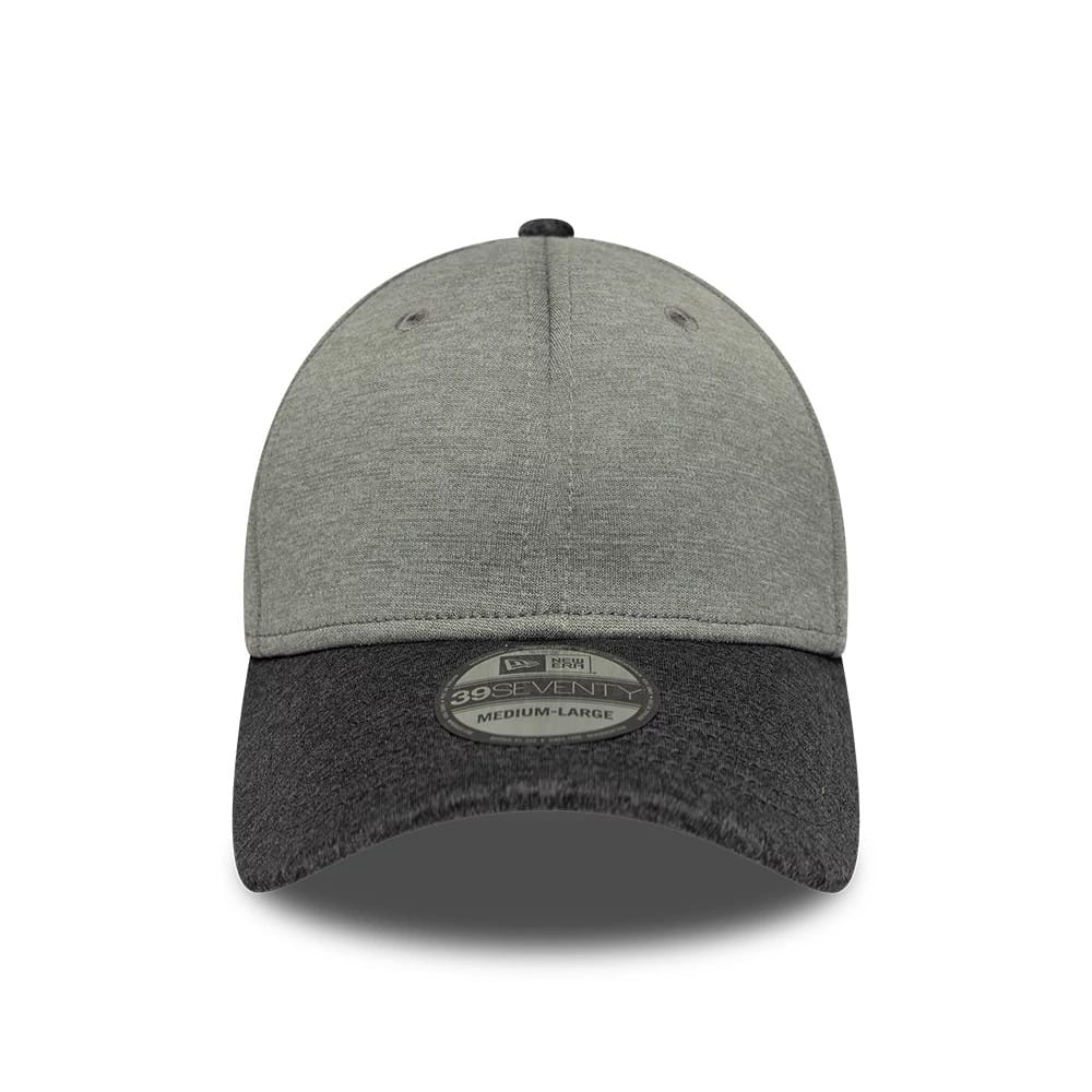 Pictured is this New Era 2 Tone 39SEVENTY Stretch Fit cap in grey. 2