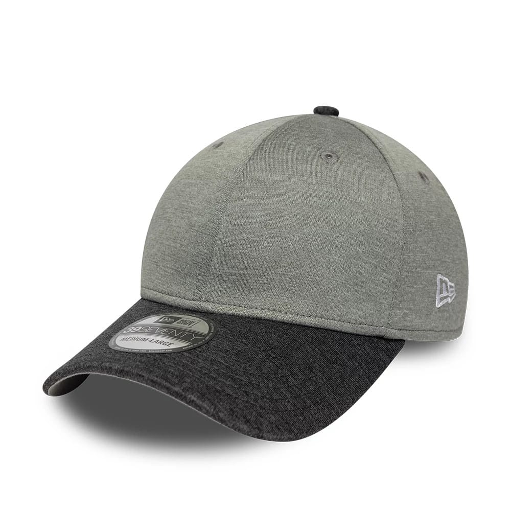 Pictured is this New Era 2 Tone 39SEVENTY Stretch Fit cap in grey. 1