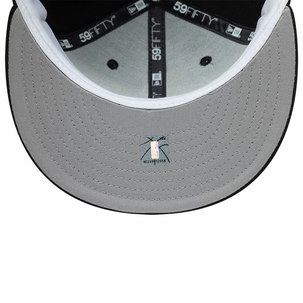 Pictured is this NBA Hardwood Classic Vancouver Grizzlies 59FIFTY Fitted cap in black. 2