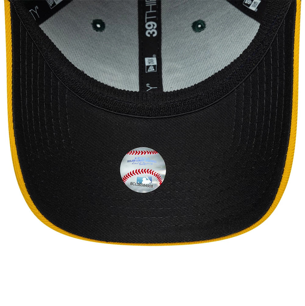 Pictured is this MLB Classic Athletics 39THIRTY Stretch Fit cap in dark green. 2