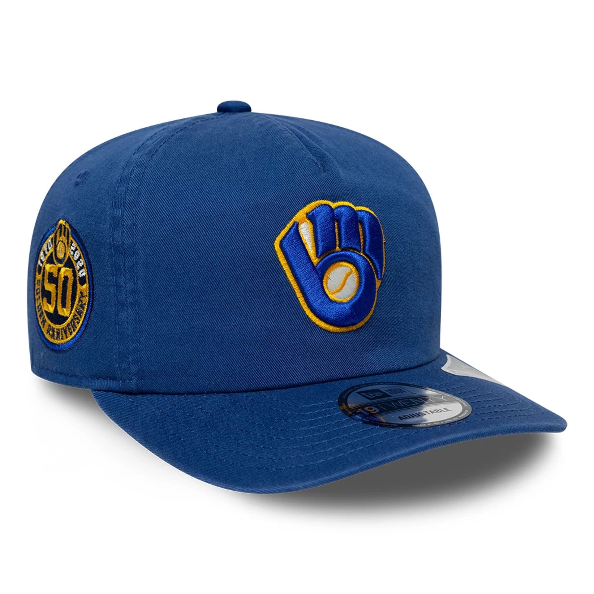 Pictured is this MLB Championship Milwaukee Brewers 19TWENTY cap in blue. 1
