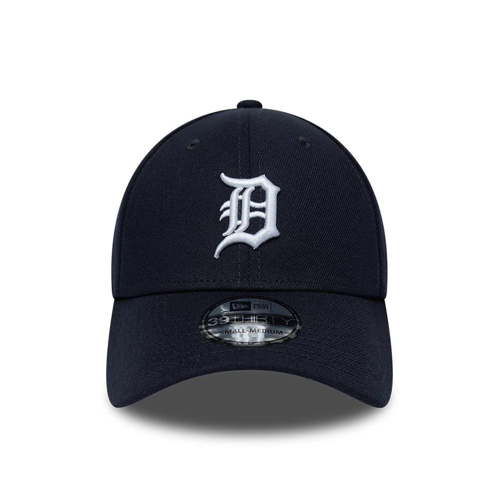 Pictured is this MLB Classic Detroit Tigers 39THIRTY Stretch Fit cap in navy. 2