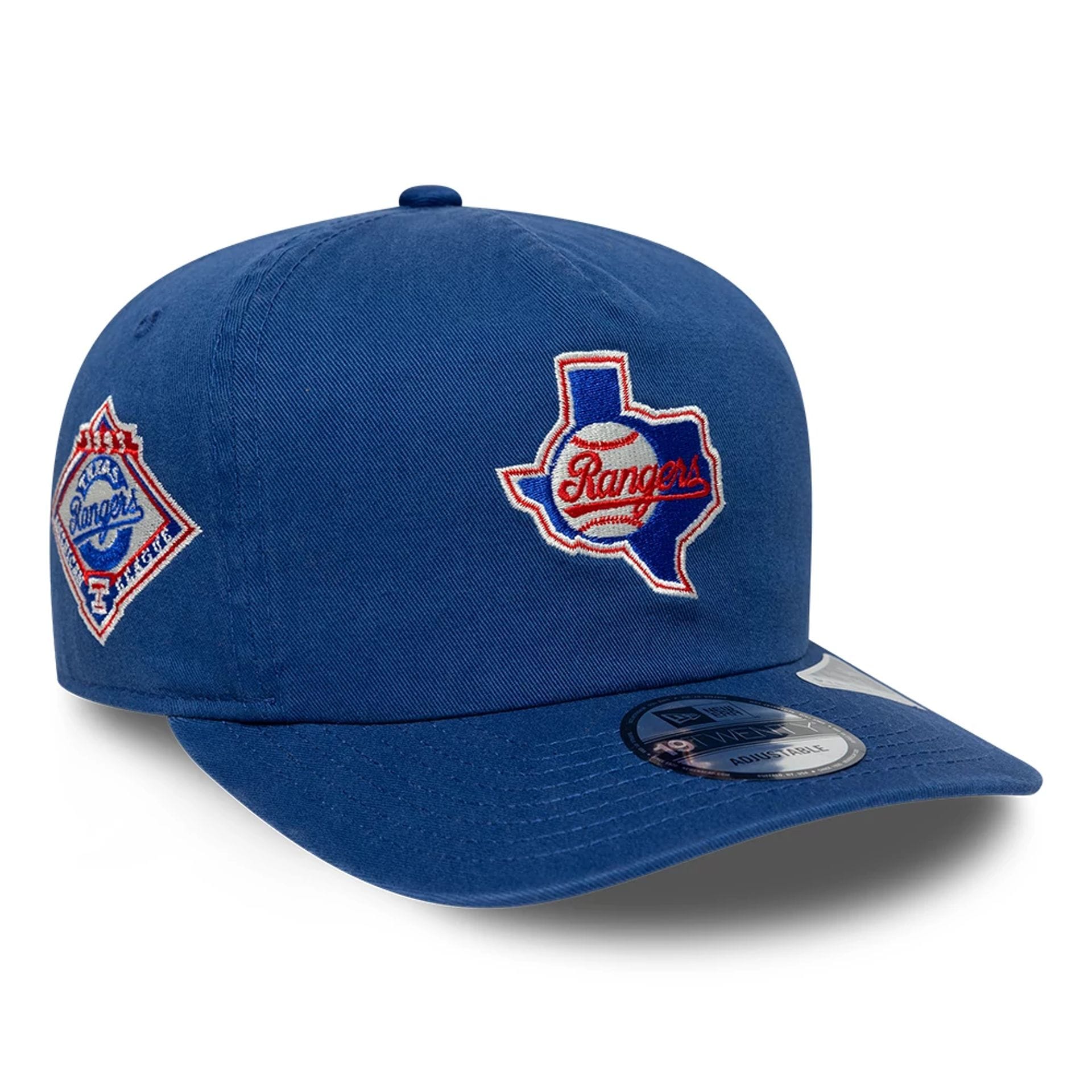 Pictured is this MLB Championship Texas Rangers 19TWENTY cap in blue. 1