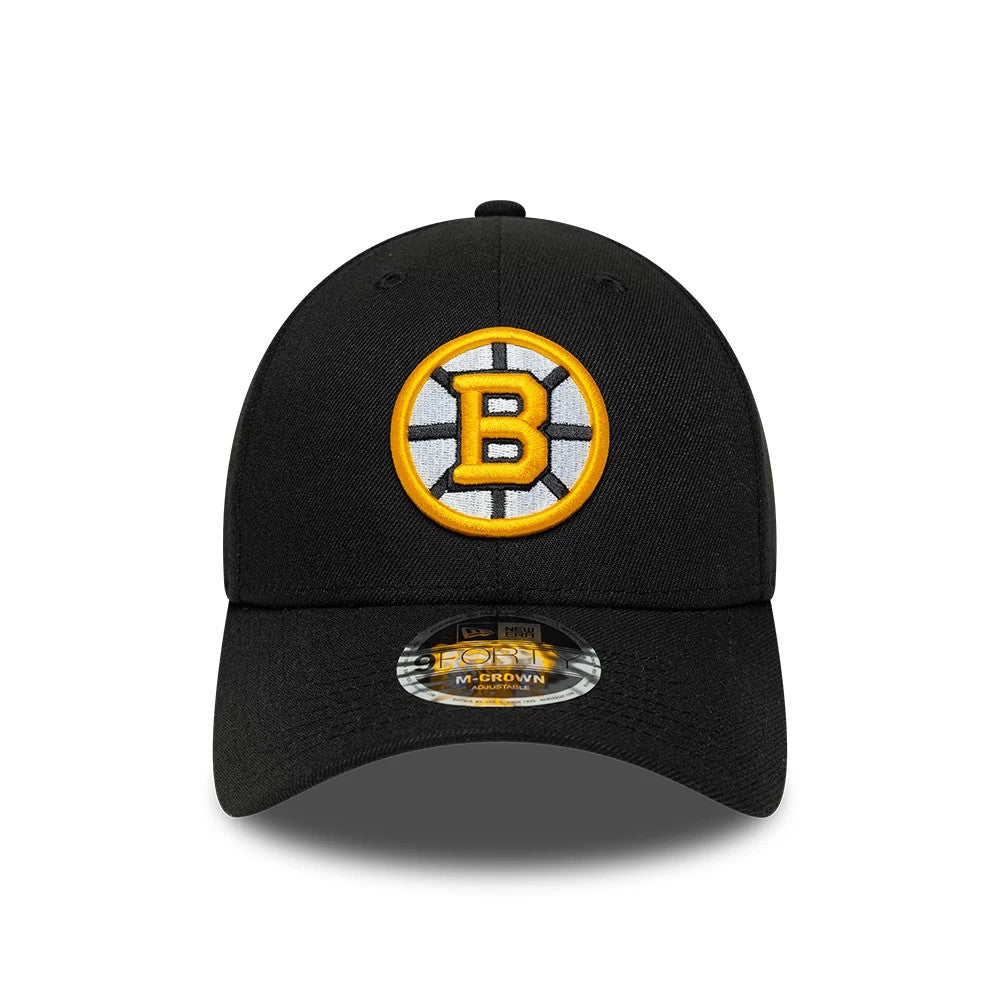 Pictured is this NHL Team Boston Bruins 9FORTY M-Crown cap in black. 3