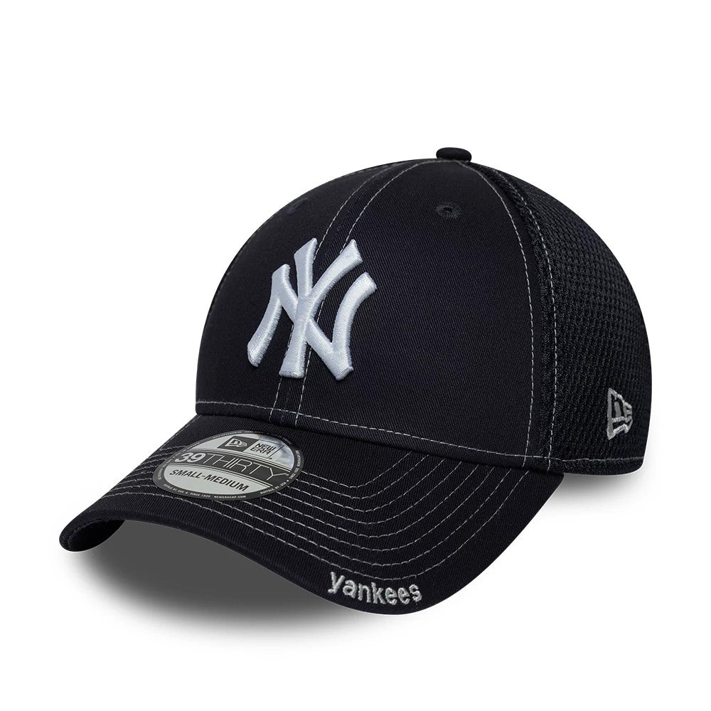 Pictured is this MLB Neo New York Yankees 39THIRTY Stretch Fit cap in navy. 1