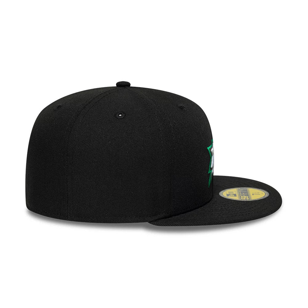 Pictured is this NHL Basic Dallas Stars 59FIFTY Fitted cap in Black. 7